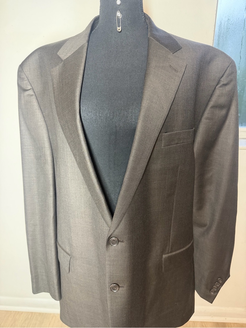 Lauren Ralph Lauren Men’s 50R 100% Wool Charcoal Gray Blazer Sport Coat NWT